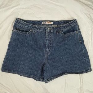 Denim Shorts Sz 12 by FADED GLORY- Stretchy and almost NEW!
